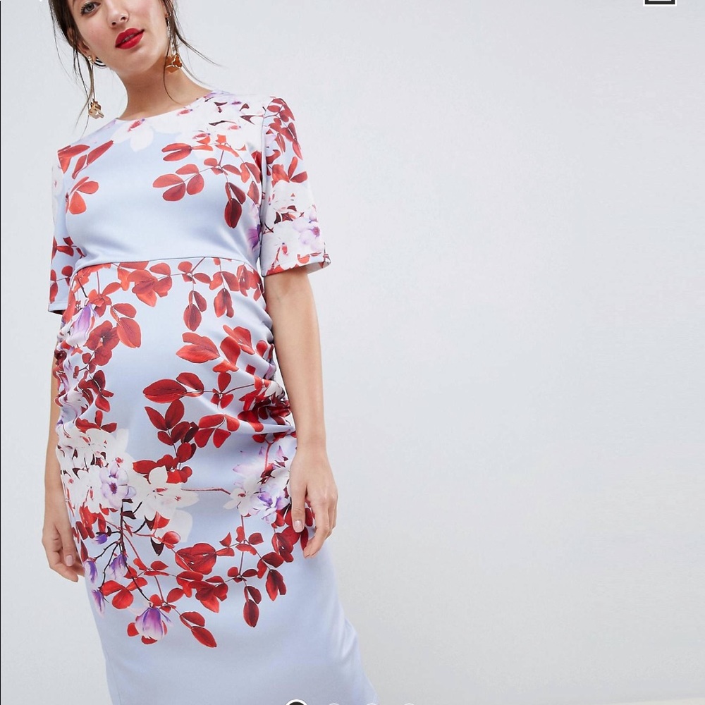 ASOS Maternity Dress is Light Blue